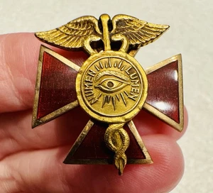 1934 Antik 10K Gold UW University of Wisconsin Krankenschwester Krankenpflege Pin Anstecker 8 Gramm - Bild 1 von 15