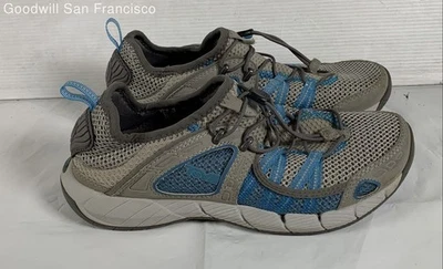 Zapatillas deportivas Teva Churn 4172 gris azul bajas cómodas para senderismo para mujer talla 9 Foto 1 de 4