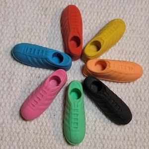 Vintage 80er Jahre Diener Schuh Gummi Radierer/Bleistift Topper Menge 7 - Bild 1 von 3