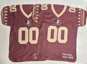 2x Toalla de rally deportiva roja Florida Seminoles fútbol universitario universitario  - Imagen 1 de 3