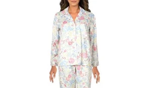 Lauren Ralph Lauren Womens Floral Cozy Pajama Top Multi-Color Size XS - Picture 1 of 1
