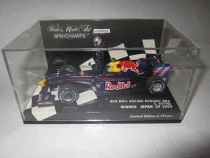 PMA Minichamps 1/43 Red Bull RB5 GP cinese modificato GP giapponese Vettel #15 - Foto 1 di 9