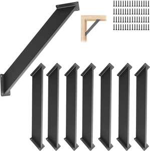 8 Pcs 45 Degree Angle Support Brackets, Pergola Kit Heavy Duty Connector for Woo - Picture 1 of 6