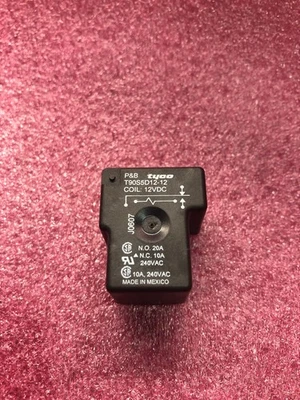 TYCO T90S5D12-12 Relay, SPDT 20A 12VDC Coil RH New Old Stock. - Image 1 of 4