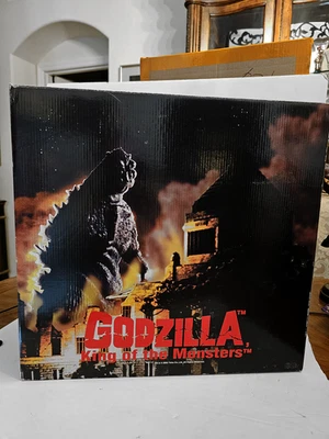 X-Plus 1954 GODZILLA KING OF THE MONSTERS STATUE 12" Painted Polyester Resin - Image 1 of 4