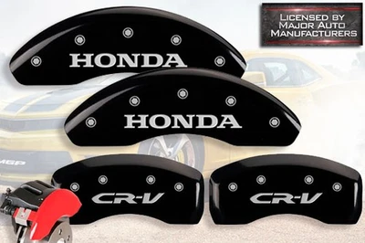 2023-2025 "Honda CR-V" CRV Delantero + Trasero Negro MGP Cubiertas de Pinza de Disco de Freno 4 piezas Foto 1 de 4