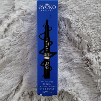 Nuevo en caja Eyeko delineador de ojos líquido delgado negro 0,04 oz (tamaño de viaje) Foto 1 de 4