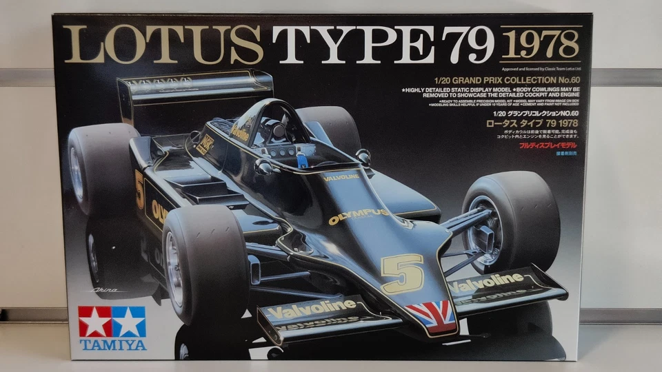 LOTUS F1 TYPE 79 1978 Andretti - Peterson 1-20 kit Tamiya 20060 Formula uno F1 - Immagine 1 di 1