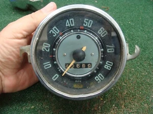VW Volkswagen Type 1 OEM VDO Beetle Bug Speedometer Dated 10/66 Used (1966) - Picture 1 of 12