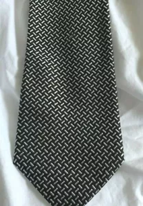 Corbata Armani Collezioni gris plata seda Italia - Imagen 1 de 6