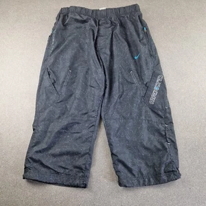 Nike Shorts Mens Extra Large Black Airmax 3/4 Utility Pockets Vintage Y2k 00s - Picture 1 of 12