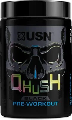 USN Qhush Black 220g New Pre-workout, Energy, Pumps & focus