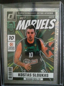 Kostas Sloukas 2024-25 Donruss EuroLeague Net Marvels #4 Athens - Picture 1 of 2