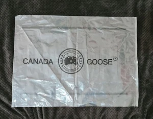 Canada Goose Plastic Zip Lock Garment Bag - Large - 27"×20 -  Logo Transparent  - Picture 1 of 4