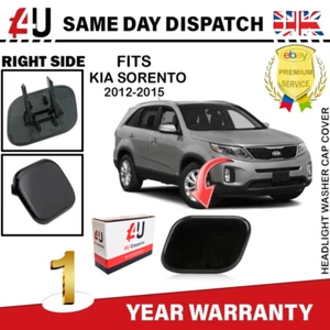 HEADLIGHT WASHER JET CAP COVER FOR KIA SORENTO 2012-2015 RIGHT SIDE - Picture 1 of 4
