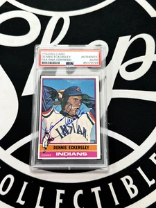 1976 Topps Dennis Eckersley rookie RC Signed PSA DNA Auto grade Autographed #98 - Picture 1 of 2