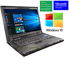 IBM LENOVO LAPTOP THINKPAD T410 WINDOWS 10 WIN DVDRW WiFi CORE 2 DUO 2.26GHz PC