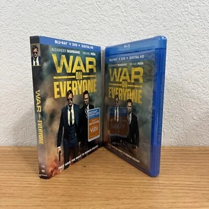 War on Everyone (Blu-Ray/DVD/Digital, 2017) w/Slipcover Skarsgård Peña SEE PICS! - Picture 1 of 9