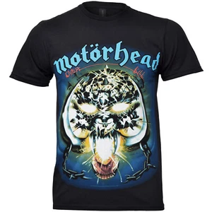 Motorhead Overkill T Shirt Official Album Cover Band Logo Black S To XXL New - Picture 1 of 37