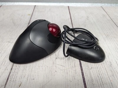 Logitech Cordless Optical Trackman T-RB22 Mouse + Receiver TESTED TRB22 T RB22 - Image 1 of 3