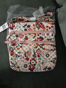 Tracolla Vera Bradley Prairie modello Paisley tripla zip hipster nuova con etichetta - Foto 1 di 4