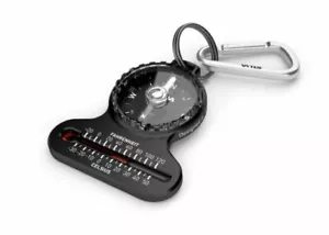 Silva Pocket Compass with Thermometer & Carabiner Hiking Walking Map Reading - Picture 1 of 1