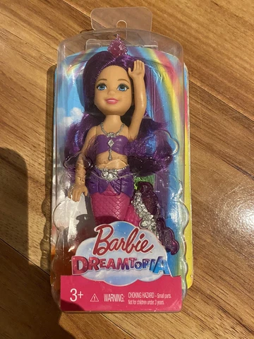 Barbie Dreamtopia Rainbow Cove Mermaid Purple Doll VHTF New Cover