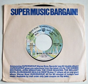 THE CASCADES / RHYTHM OF THE RAIN / LAST LEAF / 7" VINYL SINGLE  / WB US IMPORT - Picture 1 of 5