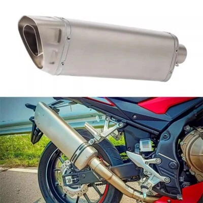 For Z900 NINJA400 RSV4 CRF300L MT10 GSXR1000 Exhaust Pipe Muffler Tips Model A19 - Image 1 of 4