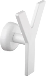 Appendino di design magnetico bianco, ideale per bagno e cucina, modello Yes - Foto 1 di 6