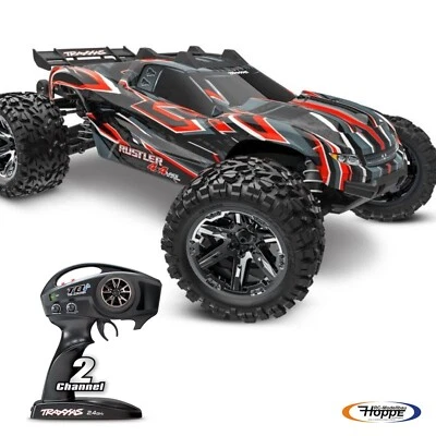 TRAXXAS # Rustler 4x4 VXL Rot RTR 4WD Stadium Truck Brushless TRX67376-4-RED - Bild 1 von 4