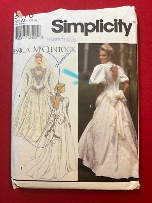 Simplicity 8176, Size 10-14, Misses' Brides Dress/ Gown, Uncut - Image 1 of 2