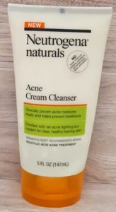 Neu aus altem Lagerbestand 5 Unzen Neutrogena Naturals Akne Reiniger keine harten Chemikalien - Bild 1 von 9
