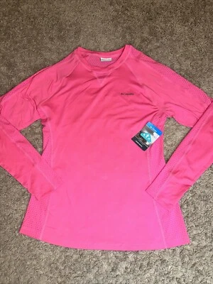 NUEVA Camisa Para Mujer Columbia Maplegate Rosa Manga Larga Talla Pequeña Precio de venta sugerido por el fabricante 45,00 USD Foto 1 de 4