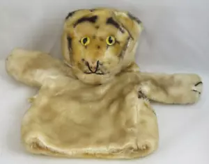 Vintage SCHUCO ? Mohair Tiger Hand Puppet 9" - Picture 1 of 9