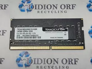 Teamgroup 16gb DDR4 Laptop RAM 3200 MHz TED416G3200C22-SBK, SKU 14293 - Picture 1 of 1