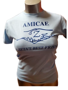 Camiseta ZETA AMICAE Mangas Cortas Zeta Phi Beta Amicae Amigos de Zeta - Imagen 1 de 1