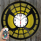 Led Wall Clock Spiderman Vinyl Record Clock Art Decot Original Gift 144