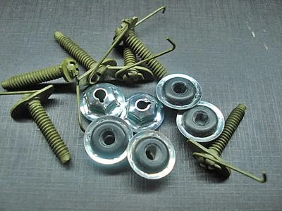 6pcs NOS door belt moulding trim clips sealer nuts fits Chrysler Dodge Plymouth — 第 1/3 张图片