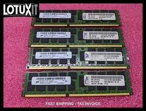 IBM Micron 32GB (4x 8GB) 2Rx4 PC3-10600R Server RAM 49Y1415 47J0136 Memory DIMM - Picture 1 of 1