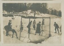 Foto Sankt Moritz Kanton Graubünden, Eishockey, 1912 - 10930847