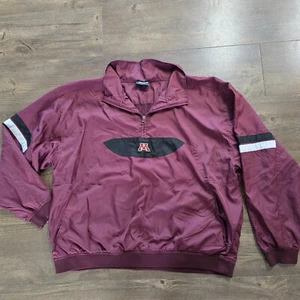 Vintage NCAA Minnesota Golden Gophers Pull Over Windbreaker Jacket Sz Xxl (R6) - Picture 1 of 8