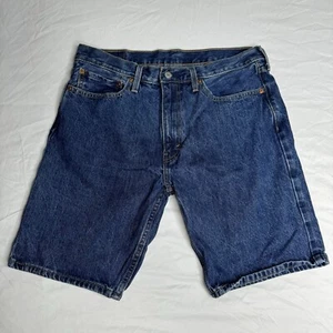Levi's 405 Medium Wash Jean Shorts Jorts Mens Size 36 x 10 Inseam Dad Shorts - Picture 1 of 10