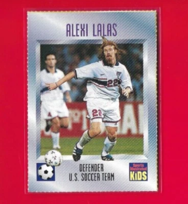 1996 Sports Illustrated ALEXI LALAS SI Kids Card-Team USA,World Cup Olympic #446 - Image 1 of 2