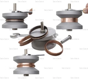 1 X Pair of Aluminium Disks Anticlastic Bracelet Press Makes Spinner Bracelets - Photo 1/5