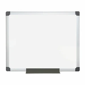MasterVision Value Lacquered Steel Magnetic Dry Erase Board 24 x 36 White