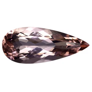 8.55 ct Exquisite Pear Cut (23 x 10 mm) Natural Pink Morganite Natural Gemstone - Picture 1 of 2