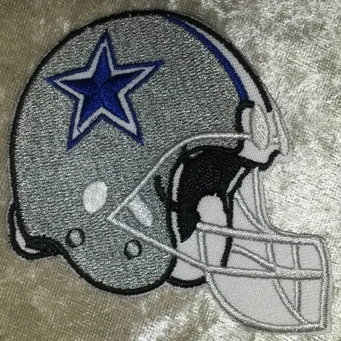 Dallas Cowboys  3.5" Helmet Iron On Embroidered Patch ~US Seller~FREE Ship! Cover
