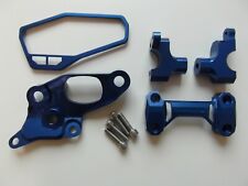 Yamaha MT09 FZ09 2014-2021 CNC Alu Instrumentenhalter Tacho Lenkerklemmen blau