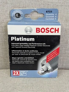 4 Pack Spark Plugs Bosch Platinum For 1983-1984 FORD RANGER L4-2.3L - Picture 1 of 2